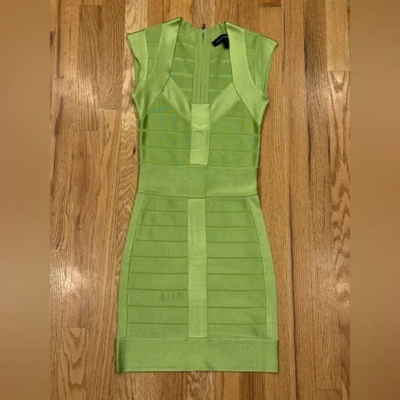 French Connection Green Midi Dress
